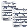 thumbnail image 1 of Yayeee LED Night Lights with Motion Detectors Auto Dusk to Dawn Light Sensors, 2 Pack, Light Sharks, 1 of 7
