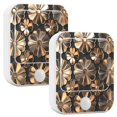 thumbnail image 1 of Yayeee LED Night Lights with Motion Detectors Auto Dusk to Dawn Light Sensors, 2 Pack, Metallic Flower, 1 of 7
