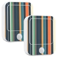 thumbnail image 1 of Yayeee LED Night Lights with Motion Detectors Auto Dusk to Dawn Light Sensors, 2 Pack, Navy Blue Stripes, 1 of 7