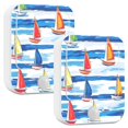 thumbnail image 1 of Yayeee 2-Pack Plug in LED Night Lights with Light Sensors Motion Detectors, Orange Sailboats, 1 of 7