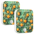 thumbnail image 1 of Yayeee 2-Pack Plug in LED Night Lights with Light Sensors Motion Detectors, Orange Tree Pattern, 1 of 7