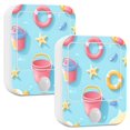 thumbnail image 1 of Yayeee LED Night Lights with Motion Detectors Auto Dusk to Dawn Light Sensors, 2 Pack, Pink Beach Toys Pattern, 1 of 7