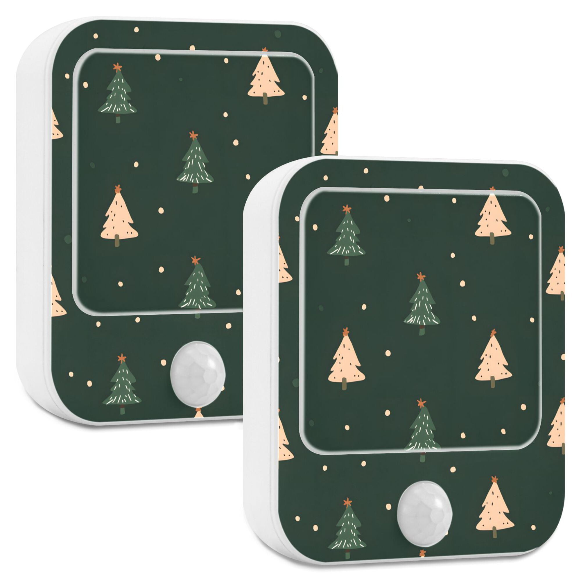 Christmas Tree Sensor Yayeee LED Night Lights with Motion Detectors Auto Dusk to Dawn Light ...