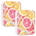 thumbnail image 1 of Yayeee 2-Pack Plug in LED Night Lights with Light Sensors Motion Detectors, Pink Grapefruit Slices, 1 of 7