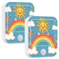 thumbnail image 1 of Yayeee LED Night Lights with Motion Detectors Auto Dusk to Dawn Light Sensors, 2 Pack, Rainbow with Stars, 1 of 7