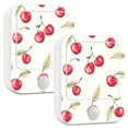 thumbnail image 1 of Yayeee 2-Pack Plug in LED Night Lights with Light Sensors Motion Detectors, Red Cherry, 1 of 7