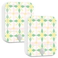 thumbnail image 1 of Yayeee 2-Pack Plug in LED Night Lights with Light Sensors Motion Detectors, Retro Yellow Stars, 1 of 7