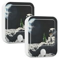 thumbnail image 1 of Yayeee 2-Pack Plug in LED Night Lights with Light Sensors Motion Detectors, Sitting on The Moon, 1 of 7
