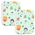 thumbnail image 1 of Yayeee 2-Pack Plug in LED Night Lights with Light Sensors Motion Detectors, Space Patterns, 1 of 7