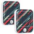 thumbnail image 1 of Yayeee LED Night Lights with Motion Detectors Auto Dusk to Dawn Light Sensors, 2 Pack, Stars Abstract Lines, 1 of 7