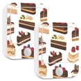 thumbnail image 1 of Yayeee 2-Pack Plug in LED Night Lights with Light Sensors Motion Detectors, White Cakes Pattern, 1 of 7