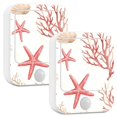 thumbnail image 1 of Yayeee LED Night Lights with Motion Detectors Auto Dusk to Dawn Light Sensors, 2 Pack, White Starfish, 1 of 7