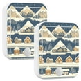 thumbnail image 1 of Yayeee 2-Pack Plug in LED Night Lights with Light Sensors Motion Detectors, Winter Village, 1 of 7