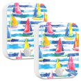thumbnail image 1 of Yayeee LED Night Lights with Motion Detectors Auto Dusk to Dawn Light Sensors, 2 Pack, Yellow Hand Drawn Sailboats, 1 of 7