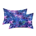 thumbnail image 1 of Yayeee Pillowcase King Size Set of 2 Satin Wrinkle Resistant Envelope Pillow Case, Neon Pink Starfish, 1 of 8