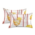thumbnail image 1 of Yayeee Pillowcase King Size Set of 2 Satin Wrinkle Resistant Pillow Case, Beach Crab, 1 of 7