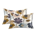 thumbnail image 1 of Yayeee Pillowcase King Size Set of 2 Satin Wrinkle Resistant Pillow Case, Colorful Floral, 1 of 8