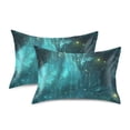 thumbnail image 1 of Yayeee Pillowcase King Size Set of 2 Satin Wrinkle Resistant Pillow Case, Magical Forest, 1 of 7