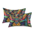 thumbnail image 1 of Yayeee Pillowcase Queen Size Set of 2 Satin Wrinkle Resistant Pillow Case, Abstract Eagle, 1 of 8