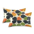 thumbnail image 1 of Yayeee Pillowcase Queen Size Set of 2 Satin Wrinkle Resistant Pillow Case, Black Clover Pattern, 1 of 7