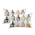 thumbnail image 1 of Yayeee Pillowcase Queen Size Set of 2 Satin Wrinkle Resistant Pillow Case, Happy Face Bottles, 1 of 7
