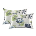 thumbnail image 1 of Yayeee Pillowcase Queen Size Set of 2 Satin Wrinkle Resistant Pillow Case, Light Floral Pattern, 1 of 8