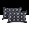 thumbnail image 1 of Yayeee Pillowcase Standard Size Set of 2 Satin Wrinkle Resistant Envelope Pillow Case, Red Fireworks Pattern, 1 of 8
