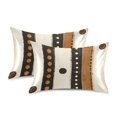 thumbnail image 1 of Yayeee Pillowcase Standard Size Set of 2 Satin Wrinkle Resistant Pillow Case, Beige Abstract Dots, 1 of 8