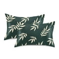 thumbnail image 1 of Yayeee Pillowcase Standard Size Set of 2 Satin Wrinkle Resistant Pillow Case, Beige Leaves, 1 of 7