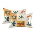 thumbnail image 1 of Yayeee Pillowcase Standard Size Set of 2 Satin Wrinkle Resistant Pillow Case, Cartoon Plants, 1 of 7