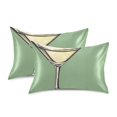 thumbnail image 1 of Yayeee Pillowcase Standard Size Set of 2 Satin Wrinkle Resistant Pillow Case, Lemon Juice, 1 of 7