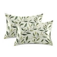 thumbnail image 1 of Yayeee Pillowcase Standard Size Set of 2 Satin Wrinkle Resistant Pillow Case, Lush Greenery, 1 of 8