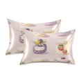 thumbnail image 1 of Yayeee Pillowcase Standard Size Set of 2 Satin Wrinkle Resistant Pillow Case, Purple Jam Jars, 1 of 7