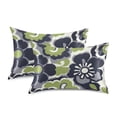 thumbnail image 1 of Yayeee Pillowcase Standard Size Set of 2 Satin Wrinkle Resistant Pillow Case, Retro Floral Pattern, 1 of 8