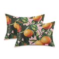 thumbnail image 1 of Yayeee Pillowcase Standard Size Set of 2 Satin Wrinkle Resistant Pillow Case, Vibrant Oranges, 1 of 8