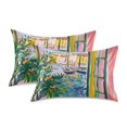 thumbnail image 1 of Yayeee Pillowcase Standard Size Set of 2 Satin Wrinkle Resistant Pillow Case, Yellow Window, 1 of 7