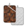 thumbnail image 1 of Yayeee Pot Holders Kitchen Heat Resistant with Pockets 7"x9.8" Cotton Oven Cooking Hot Pads, Abstract Tribal Pattern, 1 of 7
