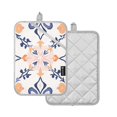 thumbnail image 1 of Yayeee Pot Holders Kitchen Heat Resistant with Pockets 7"x9.8" Cotton Oven Cooking Hot Pads, Colorful Abstract Pattern, 1 of 7