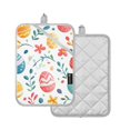 thumbnail image 1 of Yayeee Pot Holders Kitchen Heat Resistant with Pockets 7"x9.8" Cotton Oven Cooking Hot Pads, Cute Easter Eggs, 1 of 7