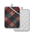 thumbnail image 1 of Yayeee Pot Holders Kitchen Heat Resistant with Pockets 7"x9.8" Cotton Oven Cooking Hot Pads, Red Tartan Pattern, 1 of 7