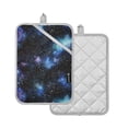 thumbnail image 1 of Yayeee Pot Holders Kitchen Heat Resistant with Pockets 7"x9.8" Cotton Oven Cooking Hot Pads, Watercolor Galaxy, 1 of 7