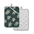 thumbnail image 1 of Yayeee Pot Holders Kitchen Heat Resistant with Pocket 7"x9.8" Cotton Oven Cooking Hot Pads, Beige Leaves, 1 of 7