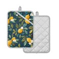 thumbnail image 1 of Yayeee Pot Holders Kitchen Heat Resistant with Pocket 7"x9.8" Cotton Oven Cooking Hot Pads, Blue Lemons, 1 of 7