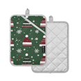 thumbnail image 1 of Yayeee Pot Holders Kitchen Heat Resistant with Pocket 7"x9.8" Cotton Oven Cooking Hot Pads, Christmas Hats, 1 of 7
