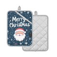 thumbnail image 1 of Yayeee Pot Holders Kitchen Heat Resistant with Pocket 7"x9.8" Cotton Oven Cooking Hot Pads, Christmas Santa, 1 of 7