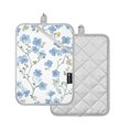thumbnail image 1 of Yayeee Pot Holders Kitchen Heat Resistant with Pocket 7"x9.8" Cotton Oven Cooking Hot Pads, Forget Me Not, 1 of 7