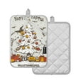 thumbnail image 1 of Yayeee Pot Holders Kitchen Heat Resistant with Pocket 7"x9.8" Cotton Oven Cooking Hot Pads, Halloween Christmas Trees, 1 of 7