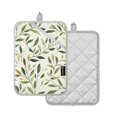thumbnail image 1 of Yayeee Pot Holders Kitchen Heat Resistant with Pocket 7"x9.8" Cotton Oven Cooking Hot Pads, Lush Greenery, 1 of 7