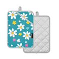 thumbnail image 1 of Yayeee Pot Holders Kitchen Heat Resistant with Pocket 7"x9.8" Cotton Oven Cooking Hot Pads, Small Daisy, 1 of 7