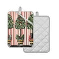 thumbnail image 1 of Yayeee Pot Holders Kitchen Heat Resistant with Pocket 7"x9.8" Cotton Oven Cooking Hot Pads, Stripes Trees, 1 of 7
